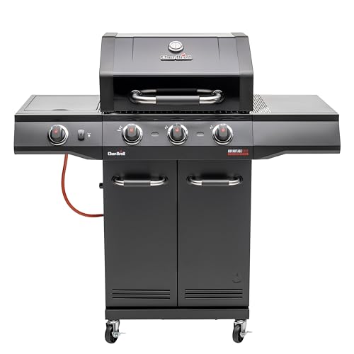 Char-Broil Barbacoa de Gas Advantage CORE B 3 - Barbacoa a gas con 3 quemadores y TRU-Infrared Technology, quemador lateral, rejillas de hierro fundido