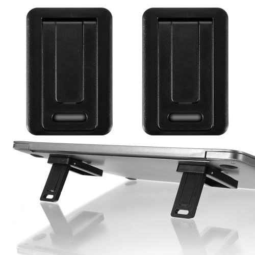 AOZUO Support de Clavier Pliable pour Ordinateur Portable - Lot de 2 Supports Noirs avec Accessoires