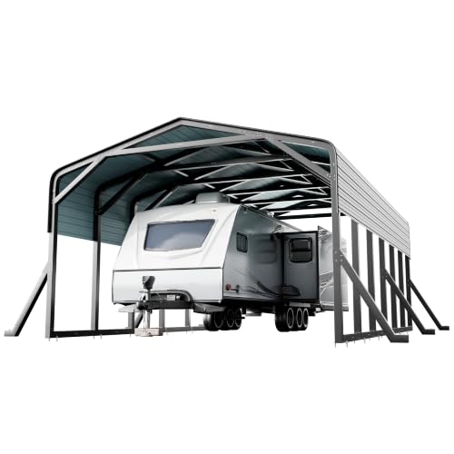 K Knowbody 20x30x11 FT 15-Gauge Steel Carport