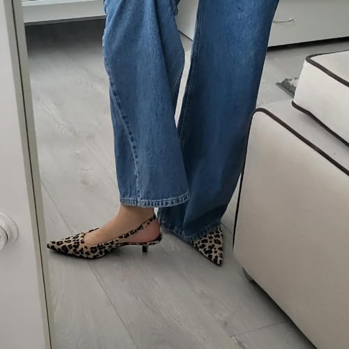 Leopard Print Kitten Heel Mary Jane Shoes - Women's Casual Summer Shoes - Y2k Style2