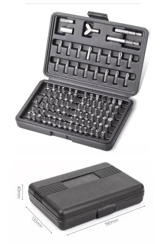 Set de 100 Piezas Destornilladores y Llaves Hexagonales miniatura 7