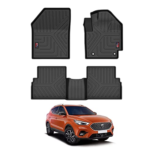 Image of GFX Car Floor Mats Premium Life Long Foot Mats (After-Market) Compatible with Astor (2021) (Black) (Automatic)