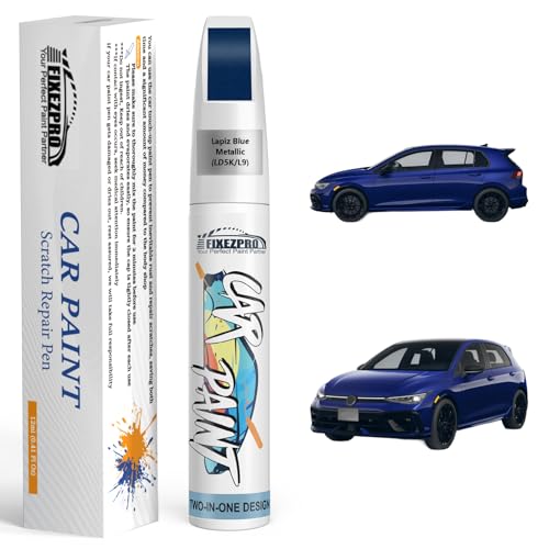 Image of LD5K /L9 Lapiz Blue Metallic Touch Up Paint for Volkswagen, Exact Color Match Car Paint Scratch Repair Remover Pen Kit Quick & Easy Fix Vehicle Chips and Automotive Nicks Scuff