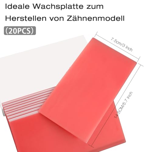 Lvchen Dental Wax Sheets 20Pcs thumb #3
