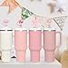 4 Pcs 0.4in Straw Cover for Stanley Cup, Silicone Straw Topper Set for 30&40oz Stanley Tumble, Fit for 10mm/0.4in Straws (Pink)