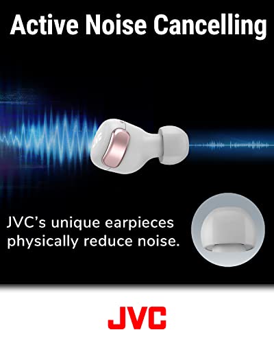 JVC HA-Z330T-P, Compact True Wireless Earphones, Active Noise Cancelling, Lightweight, Stylish Design, BT 5.2 - Image 4