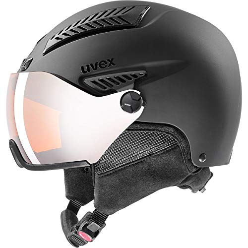 Casco de esquí uvex hlmt 600 visor unisex para adultos en color negro