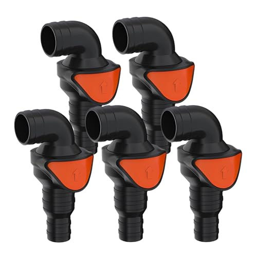 Image of SEAFLO in-Line / 90 Quick Disconnect Non-Return Check Valve PA6+GF+POM Construction, Anti-Backflow Design, Versatile Applications (Choose Size and Style)
