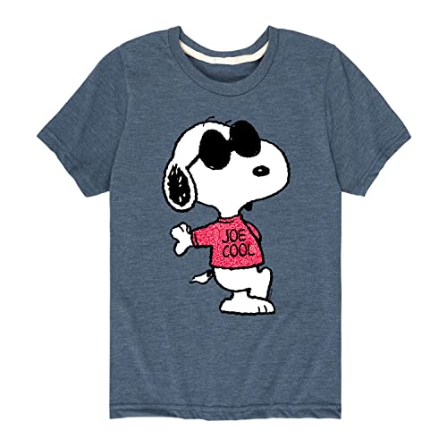 HYBRID APPAREL - Peanuts - Joe Cool Pattern - Toddler and Youth Short Sleeve Graphic T-Shirt