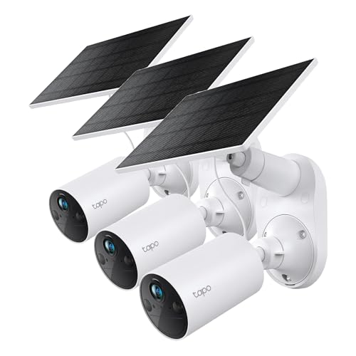 Image of Tapo SolarCam 1080p Security Camera Wireless Outdoor- Battery Power with Solar, Person Detection, Subscription-Free Local Storage or Optional Cloud, Compatible with Alexa & Google Assistant, C402 KIT