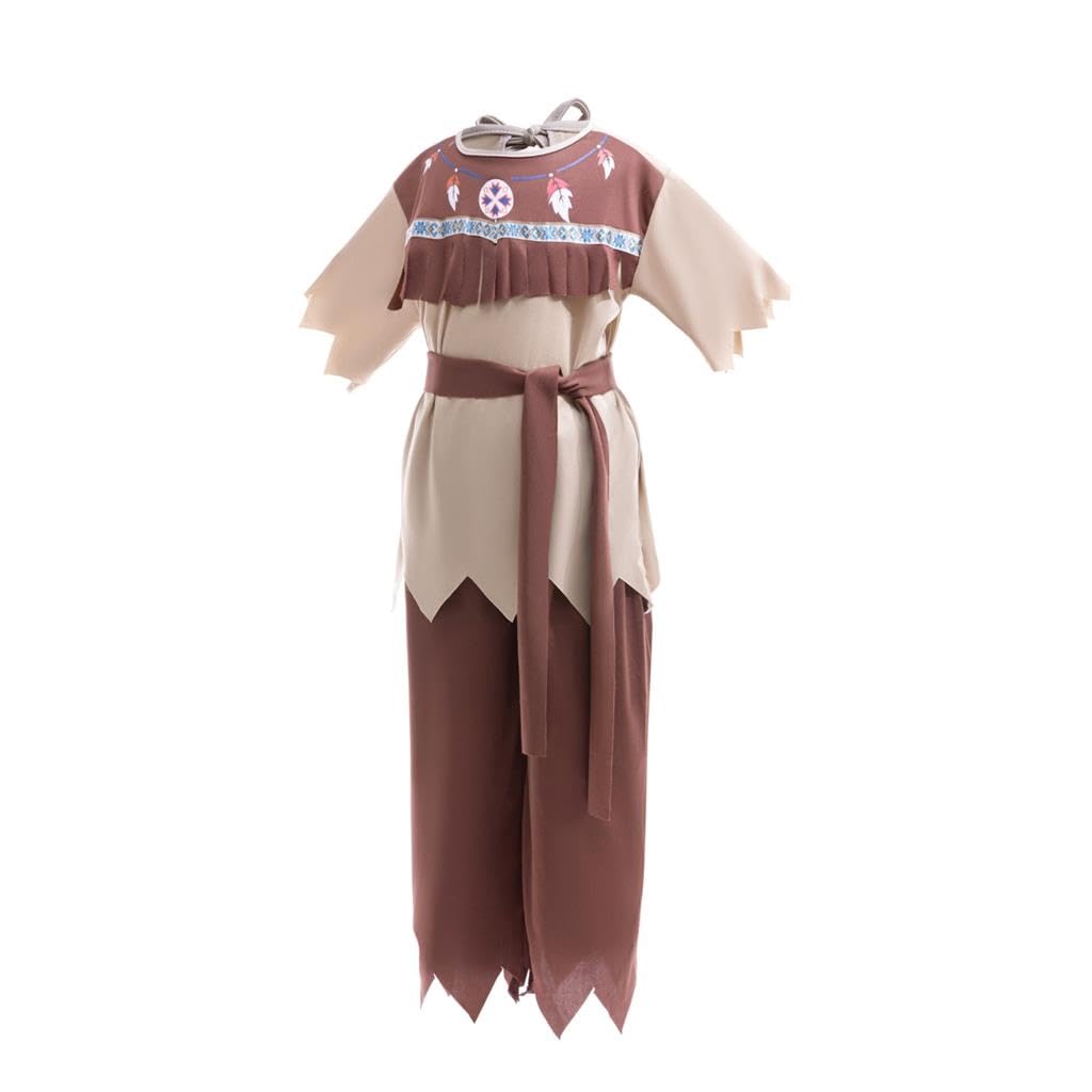Lito Angels Native American Indian Costume Fancy Dress Up Clothes Set including Headband for Kids Boys Age 5-7 Years - Image 3