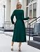 Zeagoo Strickkleid Damen Kleid Langarm Herbstkleid Elegant Winter Kleider