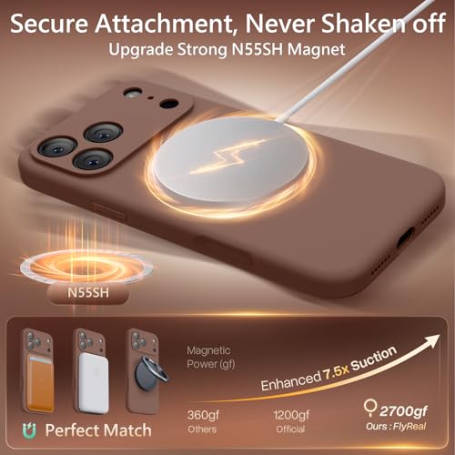 Image of FireNova Magnetic for 18 Pro Case, Silicone, 6.3 inch, Light Brown