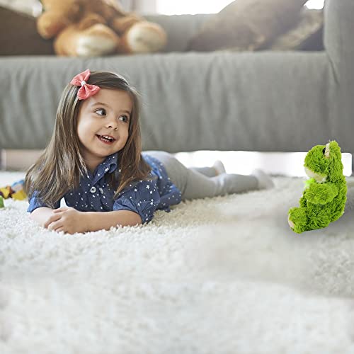 Super Soft Frog Plush, Cute Frog Stuffed Animal With Bowknot, Fluffy Frog Plush Doll, Adorable Plush Frog Toy Gift For Kids Children Girls Boys, Unique Stuffed Frog Decoration, 8.6” #TOP4