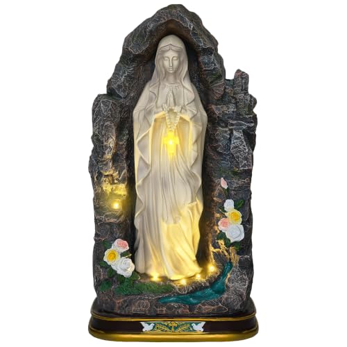 Estatua Virgen María Católica de 18 pulgadas para decoración