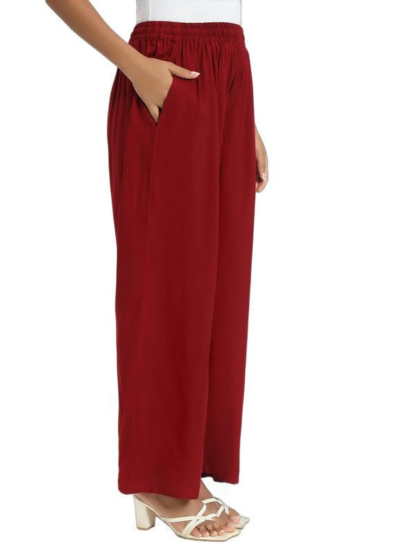 Image of Soft Colors Relaxed Fit Pocket Palazzo