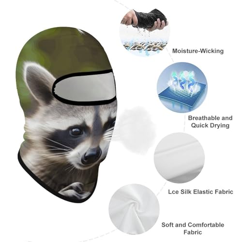 Balaclava para Hombres con Máscara de Rata Cariñosa para Invierno, Cubreboca para Ciclismo miniatura 3