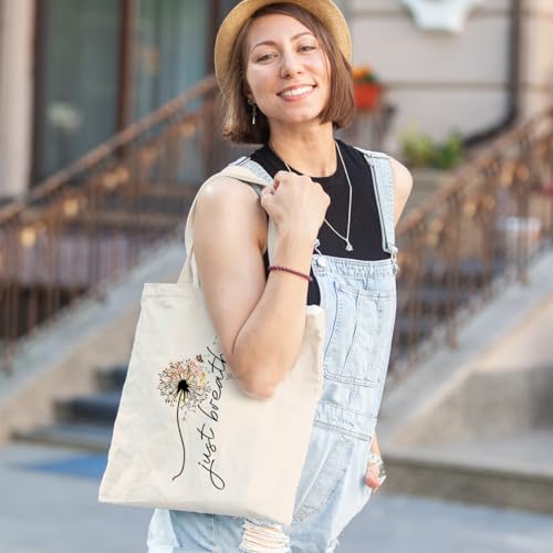 Bolso Tote Canvas con Decoración de Leopardo y Flores miniatura 2