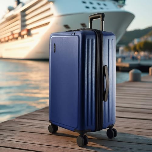 Image of 28 Inch Luggage with Spinner Wheels, Hard Shell Suitcase with TSA Locks for Luggage, Travel Large Suitcase, Expandable Hard Shell Suitcases, Navy
