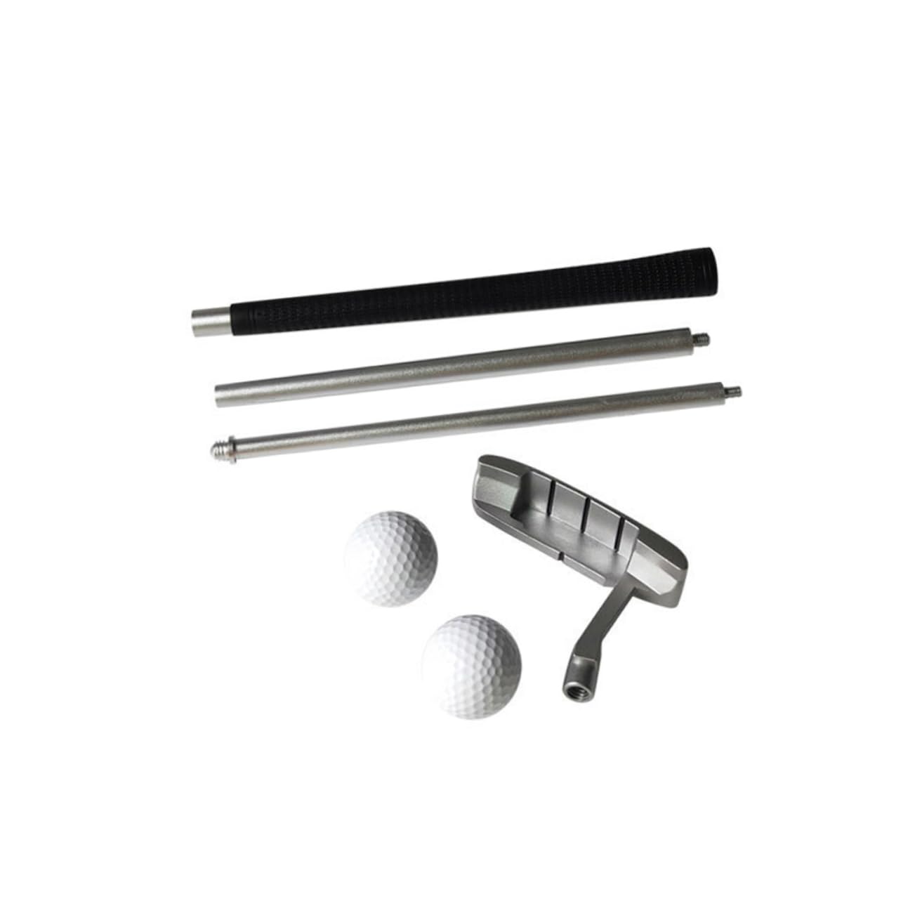 GOOHOCHY Right Hand Golf Putter Kit 3 Piece Set Detachable Push Rod Aluminum Alloy for Enthusiasts