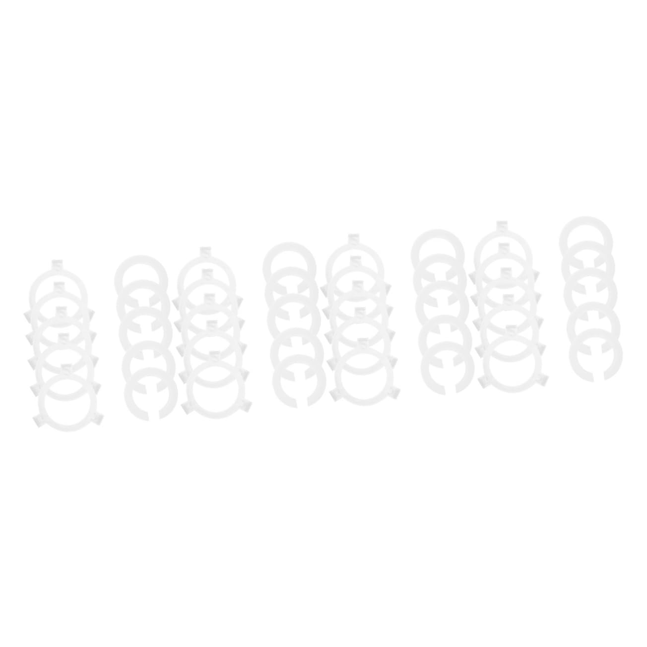 UKCOCO 40pièces Adaptateur De Douille De Lampe Vers Anneaux De Conversion Pour Abat-jours Facile à Installer Et Pratique
