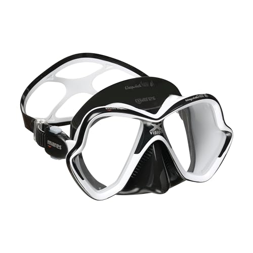 Mares Mask X-Vision Ultra LS Diving Googles - White/Black/White Black