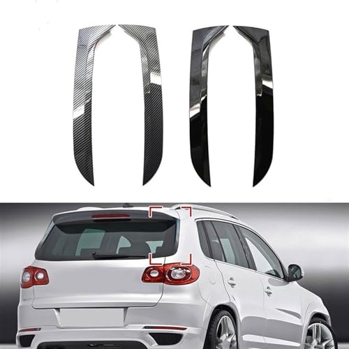 Aileron latéral de lunette arrière look carbone pour VW Tiguan MK1 2007-2016 - 4