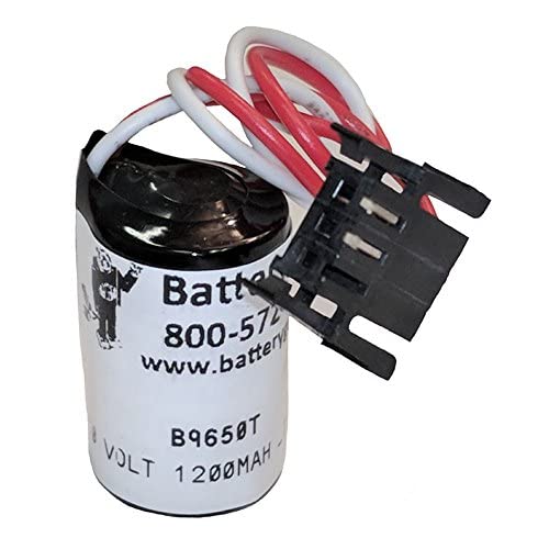 BatteryGuy MicroLogix 1500 Controller Replacement 3.0V 1200mAh Lithium PLC Battery Brand Equivalent