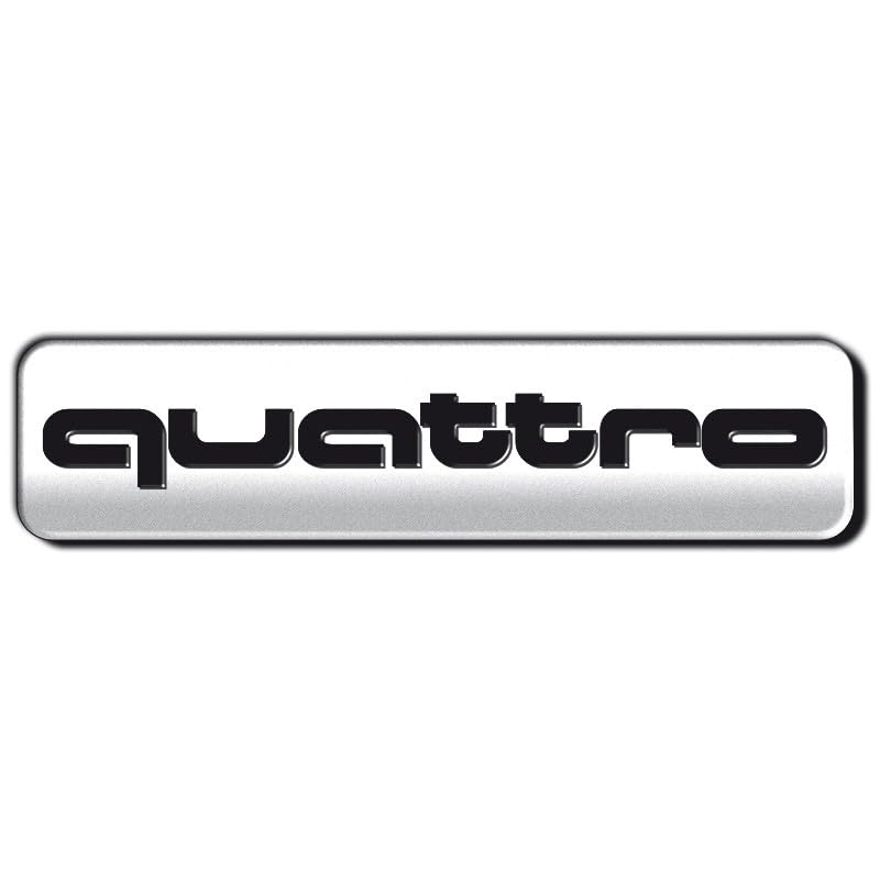 Avisa Aluminum Emblem/Logo - QUATTRO - 7x1,7cm
