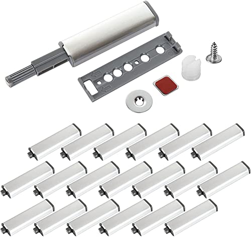 SENENQU 20pcs Push to Open Door Catches Magnetic Door Catches for Cupboard Heavy Duty Push Door Catch Push Latch for Cabinet Drawer Wardrobe Door