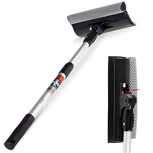 Heyner Germany Telescopic Window Cleaner Car House Squeegee Replaceable Sponge 48 To 75 Centimetres Extendable H407300