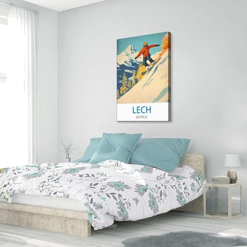 Toile vintage Lech Austria 50x75 impression haute définition - 3
