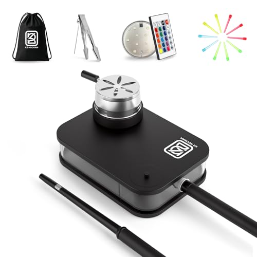 K2 Complete Portable Hookah Set with everything accessories Ideal for both Travel & Home Use