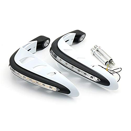 Protège-mains universels pour moto avec clignotants LED intégrés pour guidon MX Motocross