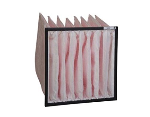 1 filtro tascabile 592 x 592 x 600 F7, 6 tasche singole, filtro di ventilazione.