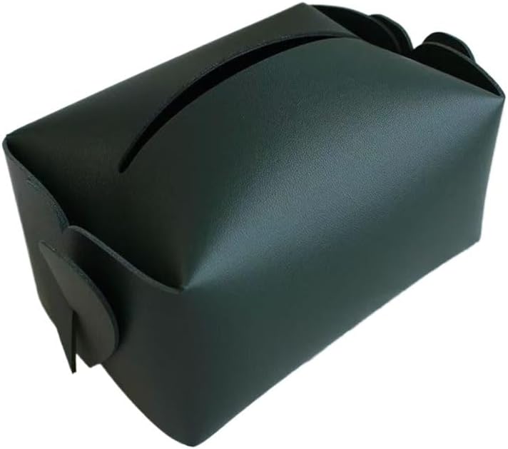 Leather Tissue Box Paper Drawer for Living Room Coffee Table Multi Functional Napkin