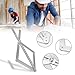 New 2025 Miter Saw Protractor Angle Finder Bevel Gauge Corner Tool with Scales for Woodworking, Aluminium Alloy Premium Digital Angle Finder