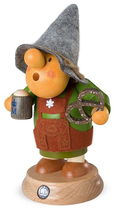 Fumoir à fumer en bois artisanal Rudolphs Schatzkiste et détails feutre