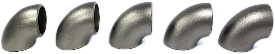 Stainless SCH10 Butt-Weld Pipe Elbow Fittings (1-1/2" 90° - 1D - SCH10 (5 Pack))
