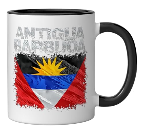 Taza de cerámica Antigua y Barbuda 11 onzas miniatura 2