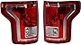 Garage-Pro Tail Light Assembly Compatible with 2015-2017 Ford F-150 Halogen, All Cab Types, Set of 2, Driver and Passenger Side, Clear & Red Lens