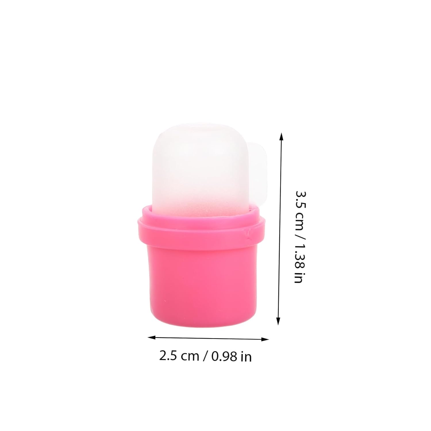 Ipetboom 20pcs Gentle Nail Polish Remover Kit Soaker Cup Nail Art Soak off Cap for Beauty Tool