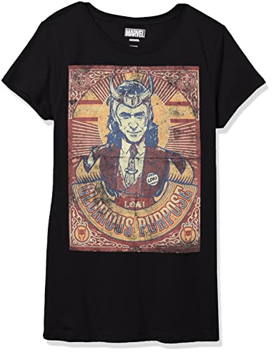 T-shirt Marvel Girl original, coloris noir taille S, vêtement pur coton léger