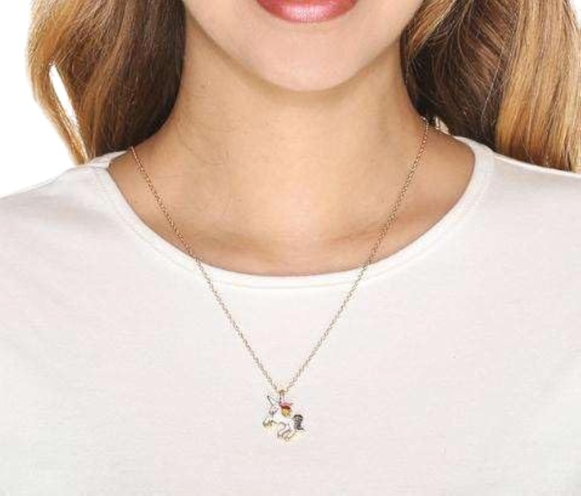 BARBUDDY Unicorn Chain Pendant Locket Set for Kids