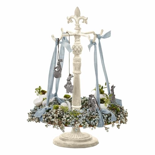 Loberon Kranzständer Antwan, Adventskranzständer, Antik-Finish,...