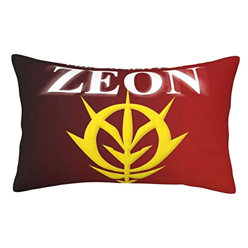 ネオ ジオンガンダム 枕カバー 乾きやすい バー クッションカバー 背当て抱き枕カバー プリントウォッシャブルジッパーホームオフィスウォッシュ装飾ランチ枕 サイズを選択 35 Cm X 50 Cm