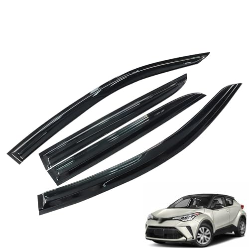 Image of munirater Side Window Visors Deflectors Rain Guard Replacement for 2017-2020 Toyota C-HR CHR