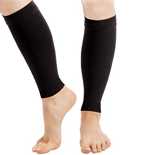 Calf Compression Sleeve for Men and Women - 1-Pair, 23-32 mmHg - Footless