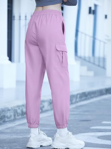 Image of SANGTREE Girls & Womens Drawstring Cargo Jogger Pants,3 Years - Women 3XL