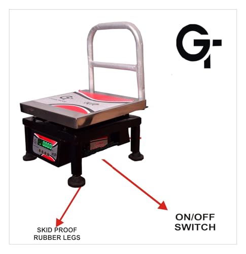 Image of Pole Scale 100kg x 10gm SS Weight Machine for shop weight scale for kirana Store Digital computer kanta taraju weighing scale Food 898 (Steel Pole)